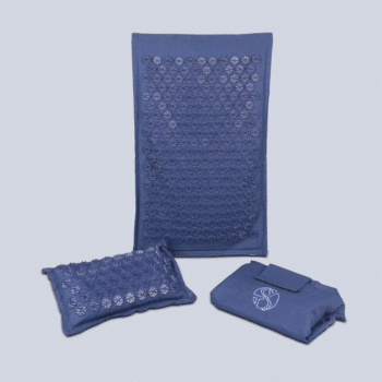 Set tappetini acupressure per il massaggio blu