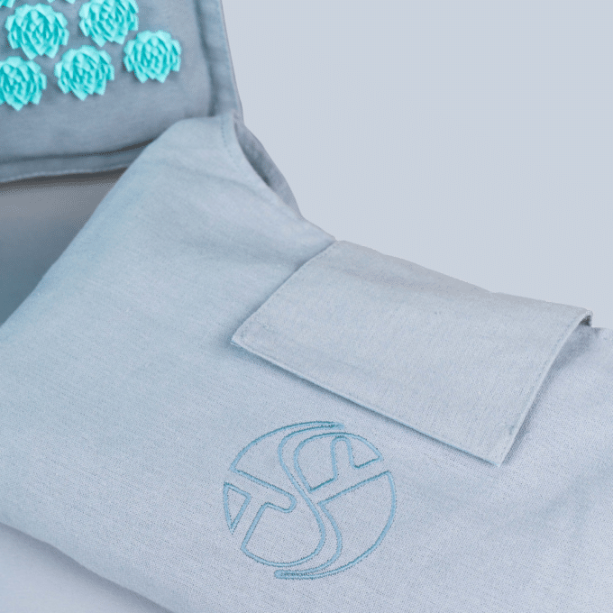 borsa set tappetini acupressure per il massaggio
