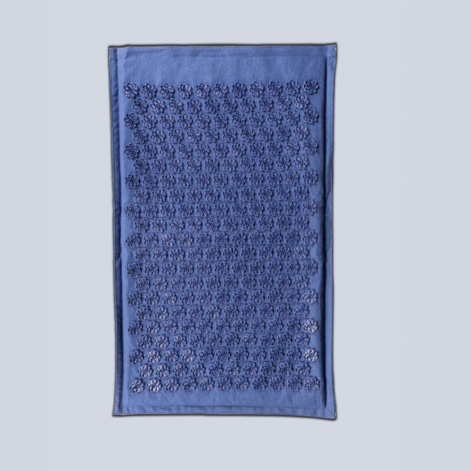 tappetino acupressure per il massaggio blu